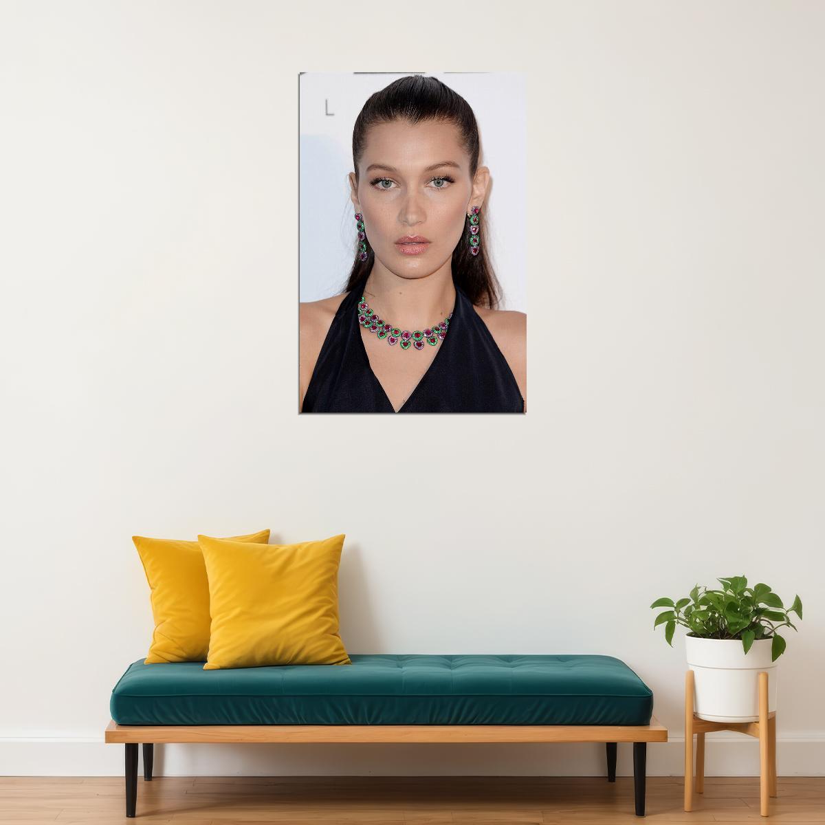 Bella Hadid Celebrity Sexy Model Artist Idol Poster Wall Art Print Home Wall Decor - xonomax