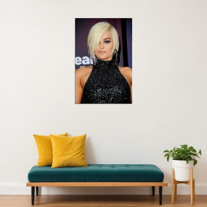 Bebe Rexha Celebrity Actress Singer Star Artist Poster Wall Art Print Home Wall Decor - xonomax