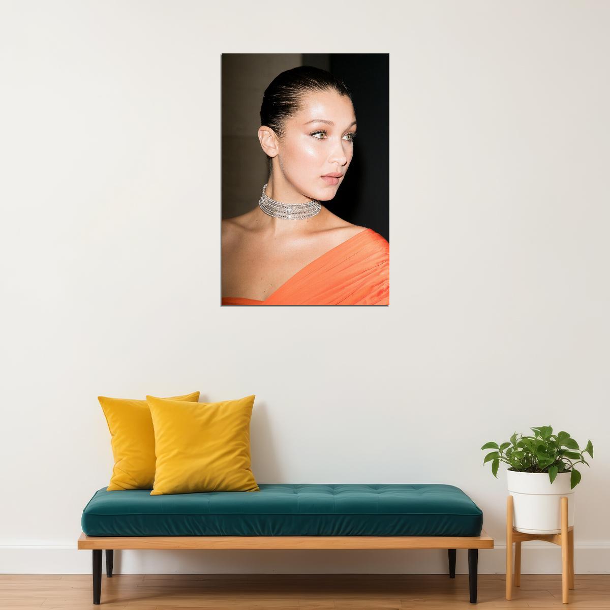 Bella Hadid Celebrity Sexy Model Artist Star Poster Wall Art Print Home Wall Decor - xonomax