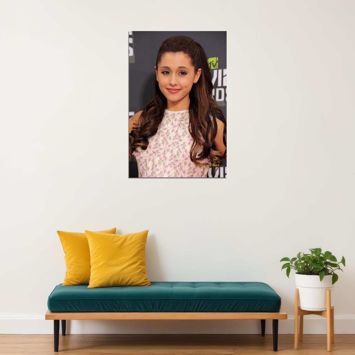 Ariana Grande Celebrity Singer Pop Music Star Poster Wall Art Print Home Wall Decor - xonomax