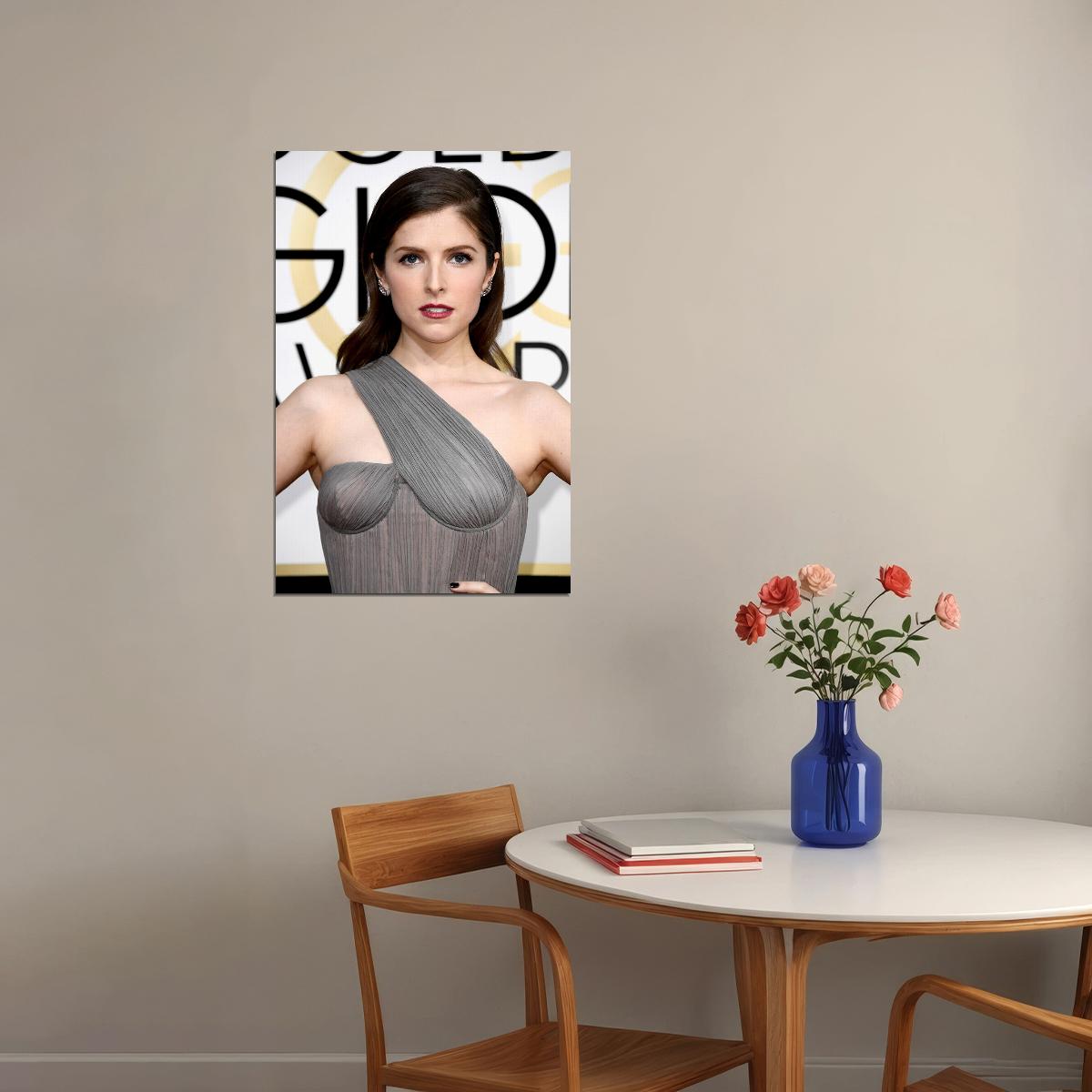 Anna Kendrick Hollywood Cinema Actress Star Poster Wall Art Print Home Wall Decor - xonomax