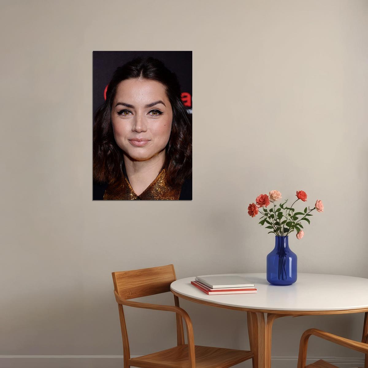 Ana De Armas Hollywood Celebrity Movie Actor Poster Wall Art Print Home Wall Decor - xonomax