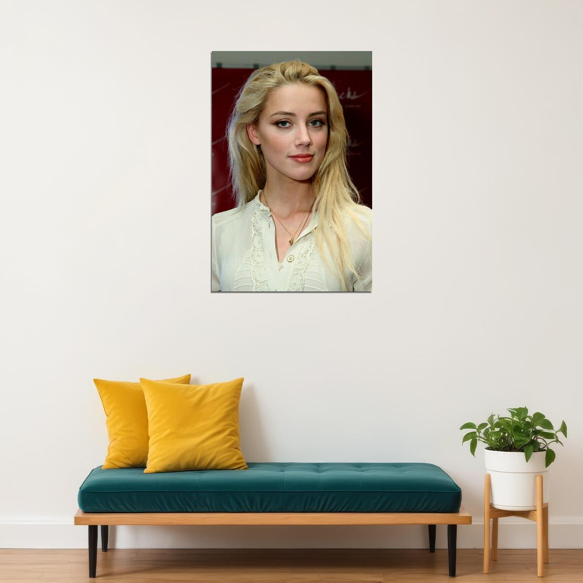 Amber Heard Hollywood Celebrity Movie Star Poster Wall Art Print Home Wall Decor - xonomax
