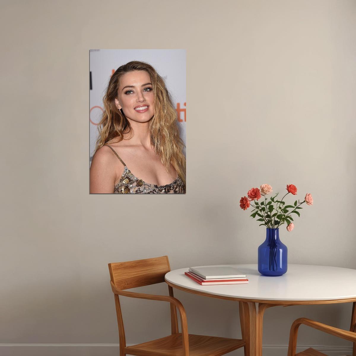 Amber Heard Celebrity Movie Actor Artist Idol Poster Wall Art Print Home Wall Decor - xonomax