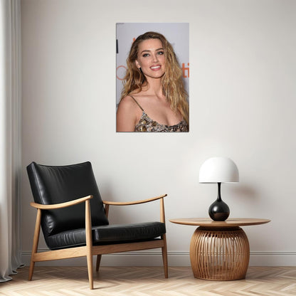 Amber Heard Celebrity Movie Actor Artist Idol Poster Wall Art Print Home Wall Decor - xonomax