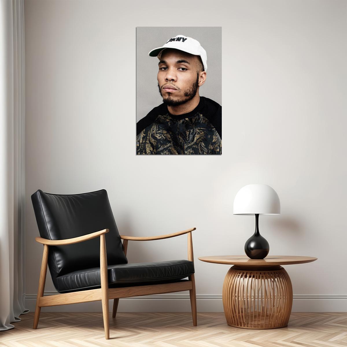 Anderson Paak Celebrity Singer Rap Music Poster Wall Art Print Home Wall Decor - xonomax