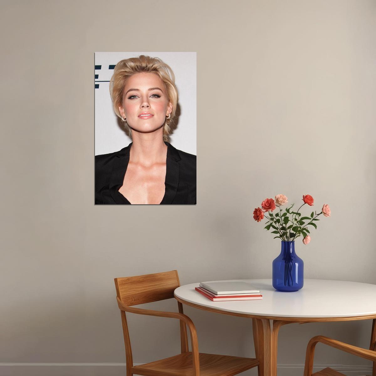 Amber Heard Hollywood Celebrity Cinema Actor Poster Wall Art Print Home Wall Decor - xonomax