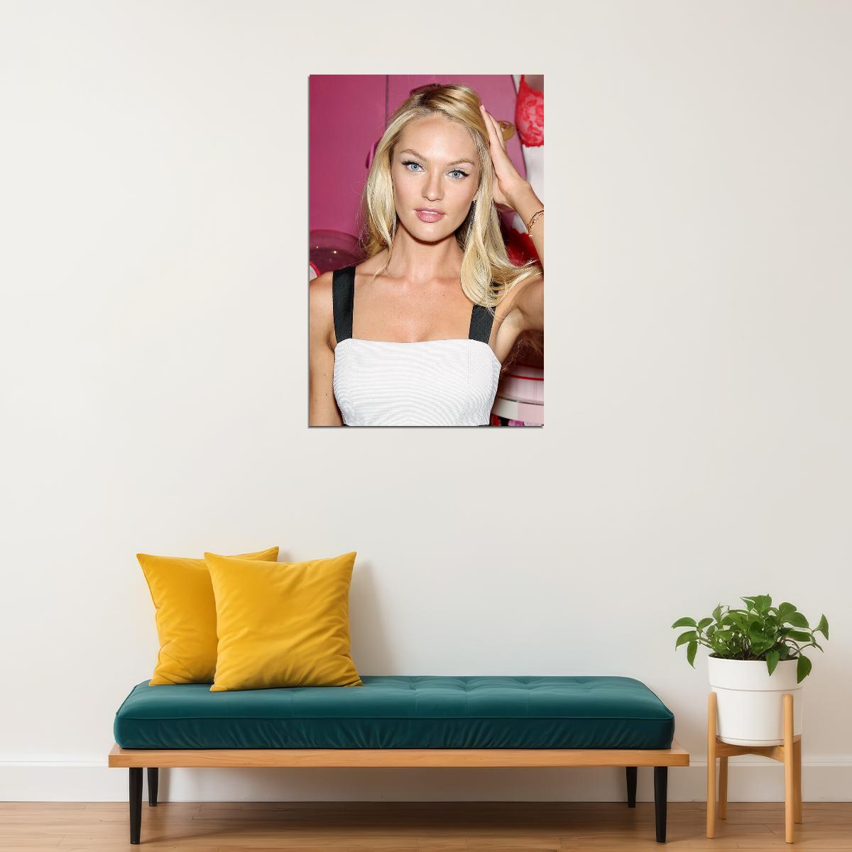 Candice Swanepoel Model Tv Show Artist Poster Wall Art Print Home Wall Decor - xonomax