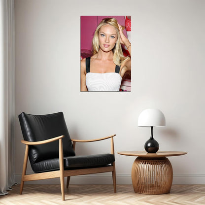 Candice Swanepoel Model Tv Show Artist Poster Wall Art Print Home Wall Decor - xonomax