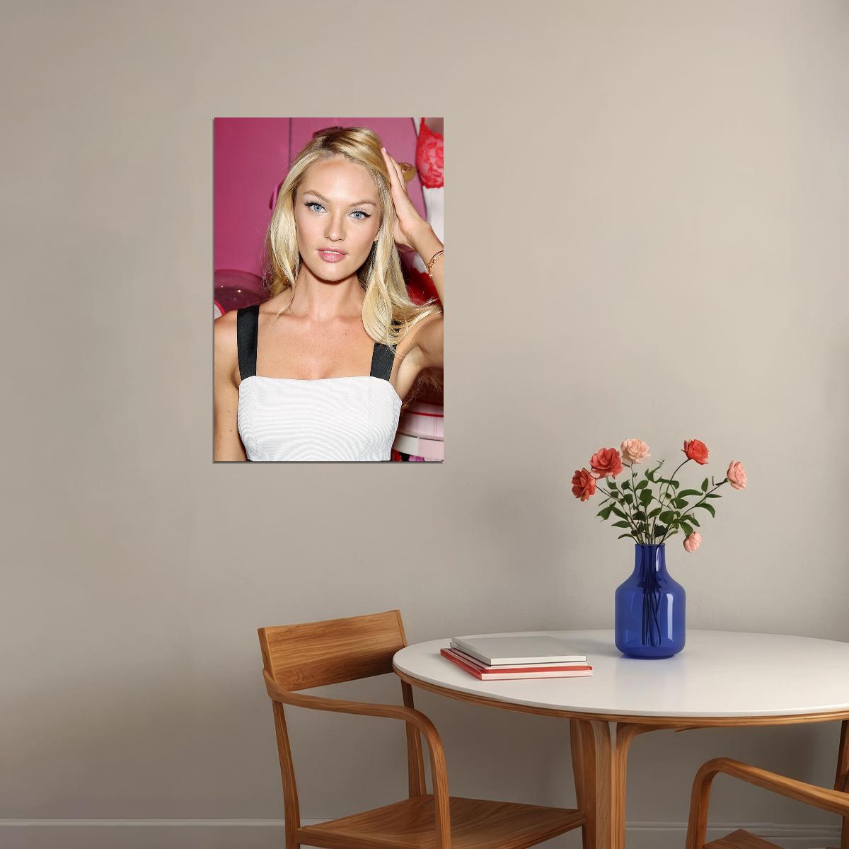 Candice Swanepoel Model Tv Show Artist Poster Wall Art Print Home Wall Decor - xonomax