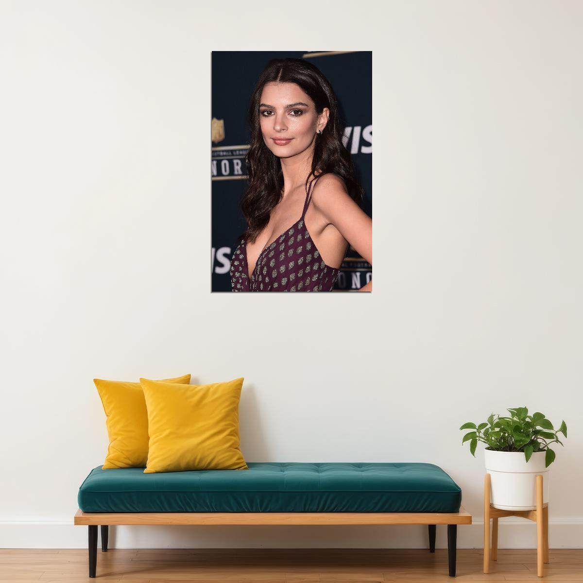 Emily Ratajkowski Celebrity Actress Model Poster Wall Art Print Home Wall Decor - xonomax