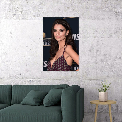 Emily Ratajkowski Celebrity Actress Model Poster Wall Art Print Home Wall Decor - xonomax