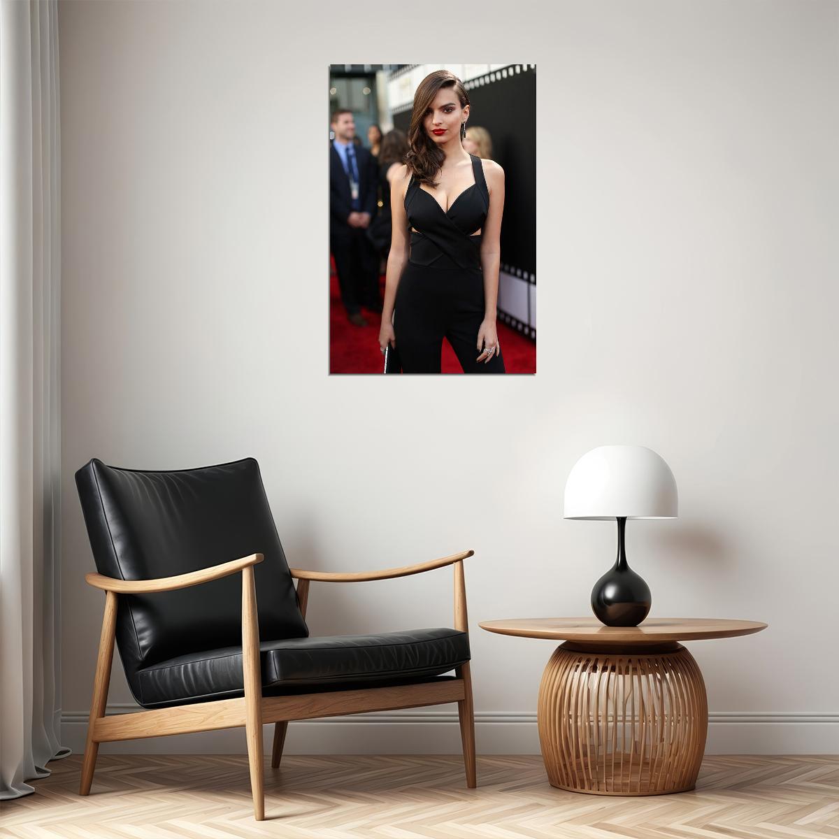 Emily Ratajkowski Celebrity Cinema Actress Poster Wall Art Print Home Wall Decor - xonomax
