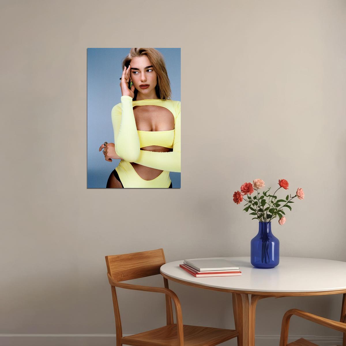 Dua Lipa Celebrity Tv Movie Actor Singer Star Poster Wall Art Print Home Wall Decor - xonomax