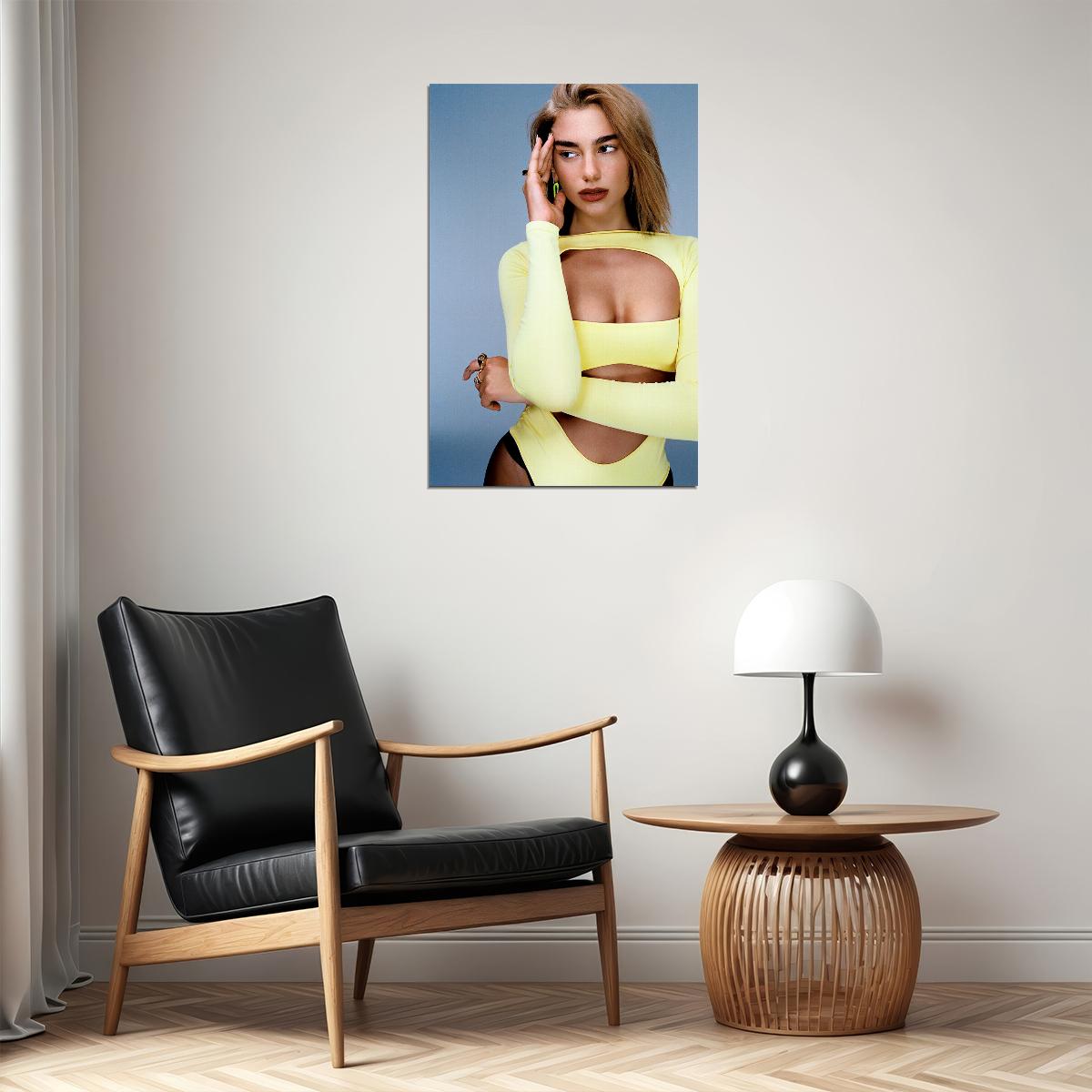 Dua Lipa Celebrity Tv Movie Actor Singer Star Poster Wall Art Print Home Wall Decor - xonomax