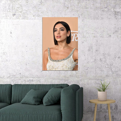 Dua Lipa Celebrity Tv Movie Actor Singer Poster Wall Art Print Home Wall Decor - xonomax