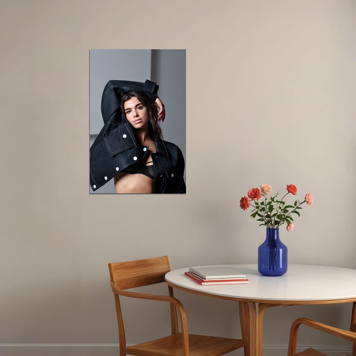 Dua Lipa Celebrity Tv Movie Star Singer Poster Wall Art Print Home Wall Decor - xonomax