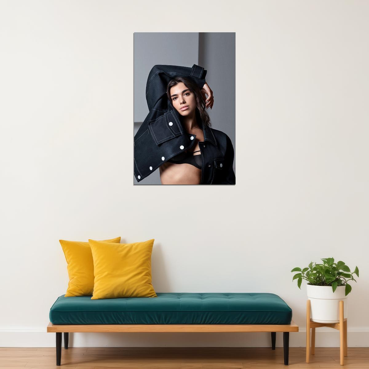 Dua Lipa Celebrity Tv Movie Star Singer Poster Wall Art Print Home Wall Decor - xonomax