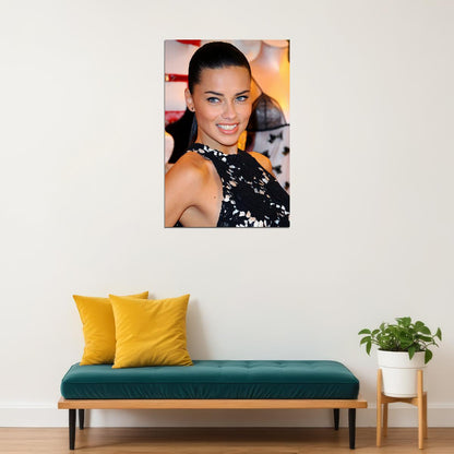 Adriana Lima Celebrity Beauty Model Artist Poster Wall Art Print Home Wall Decor - xonomax