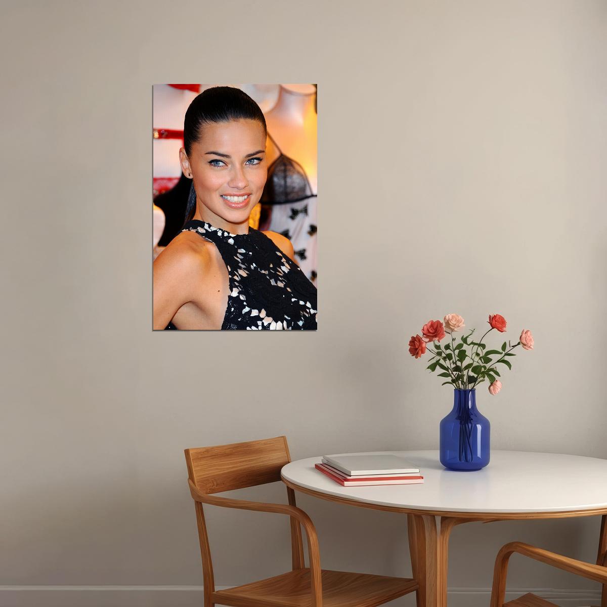 Adriana Lima Celebrity Beauty Model Artist Poster Wall Art Print Home Wall Decor - xonomax