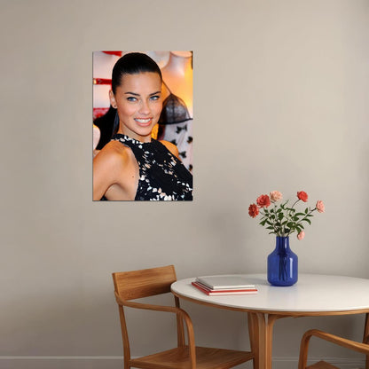 Adriana Lima Celebrity Beauty Model Artist Poster Wall Art Print Home Wall Decor - xonomax