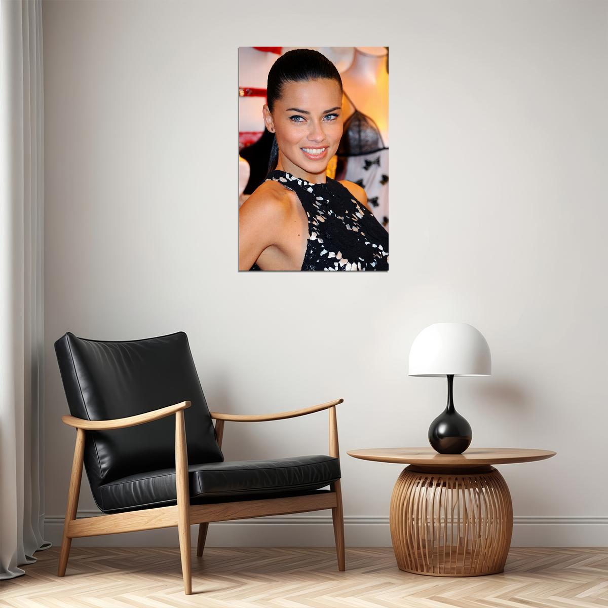 Adriana Lima Celebrity Beauty Model Artist Poster Wall Art Print Home Wall Decor - xonomax