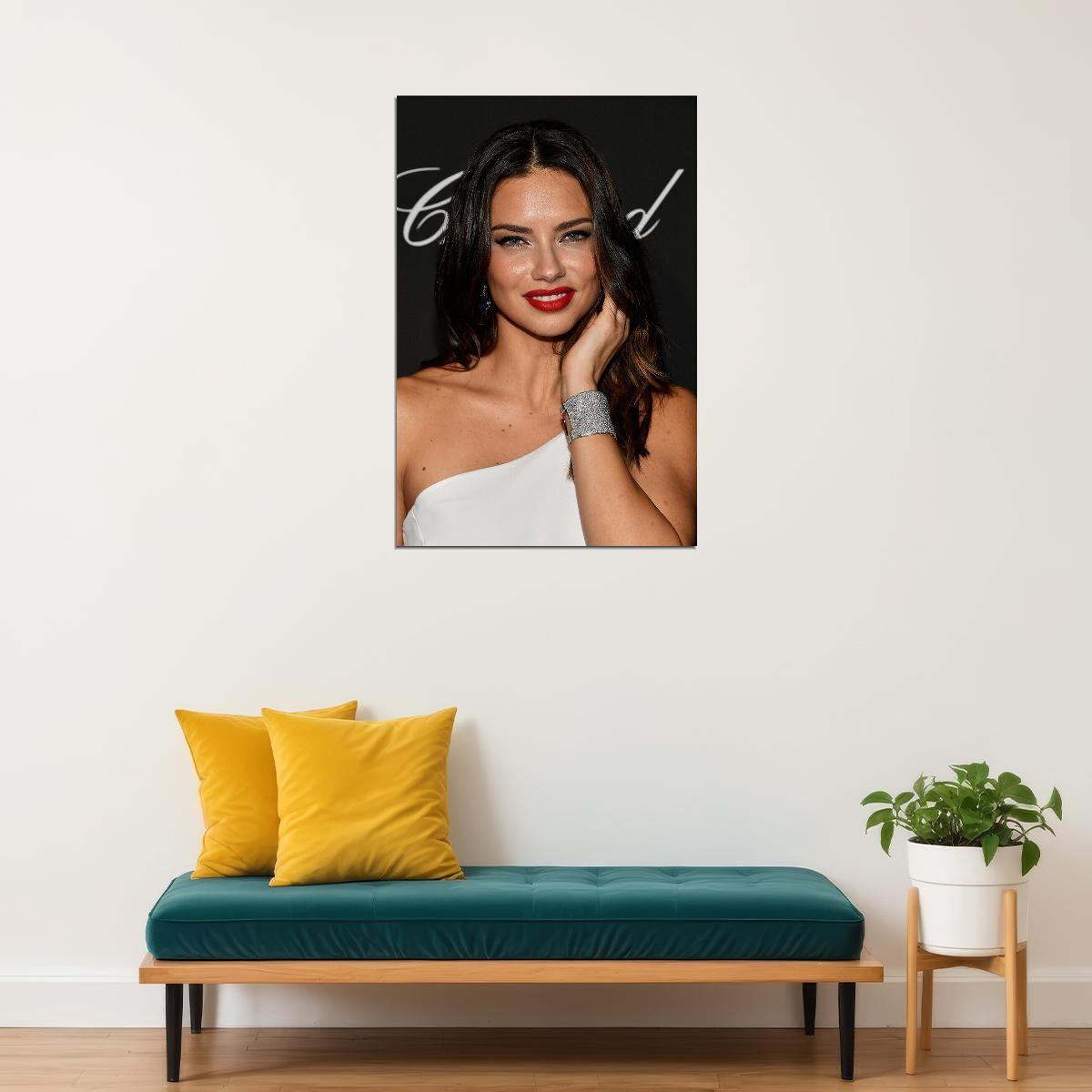 Adriana Lima Hot Super Model Beauty Artist Poster Wall Art Print Home Wall Decor - xonomax