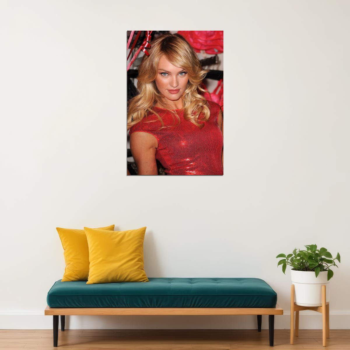 Candice Swanepoel Celebrity Beauty Model Poster Wall Art Print Home Wall Decor - xonomax