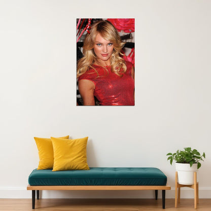 Candice Swanepoel Celebrity Beauty Model Poster Wall Art Print Home Wall Decor - xonomax