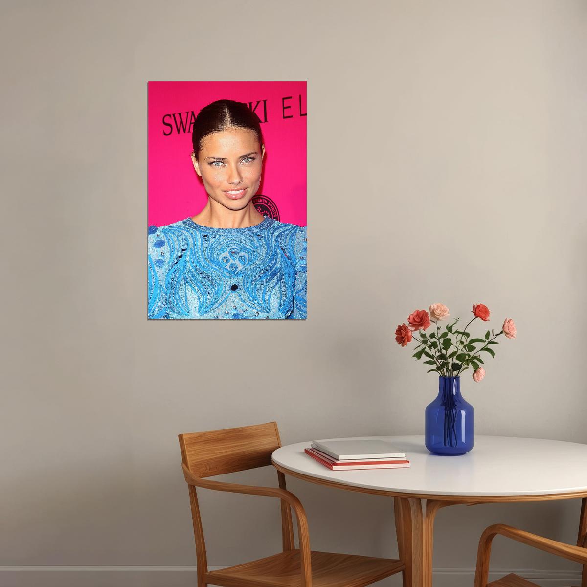 Adriana Lima Hot Model Beauty Artist Idol Poster Wall Art Print Home Wall Decor - xonomax