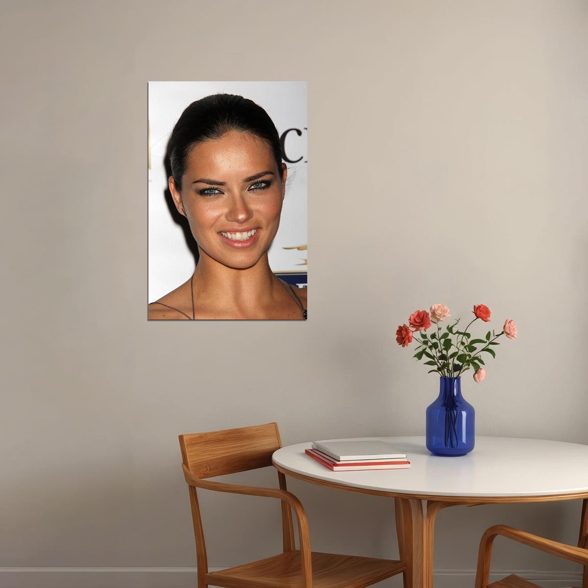 Adriana Lima Model Beauty Artist Idol Star Poster Wall Art Print Home Wall Decor - xonomax