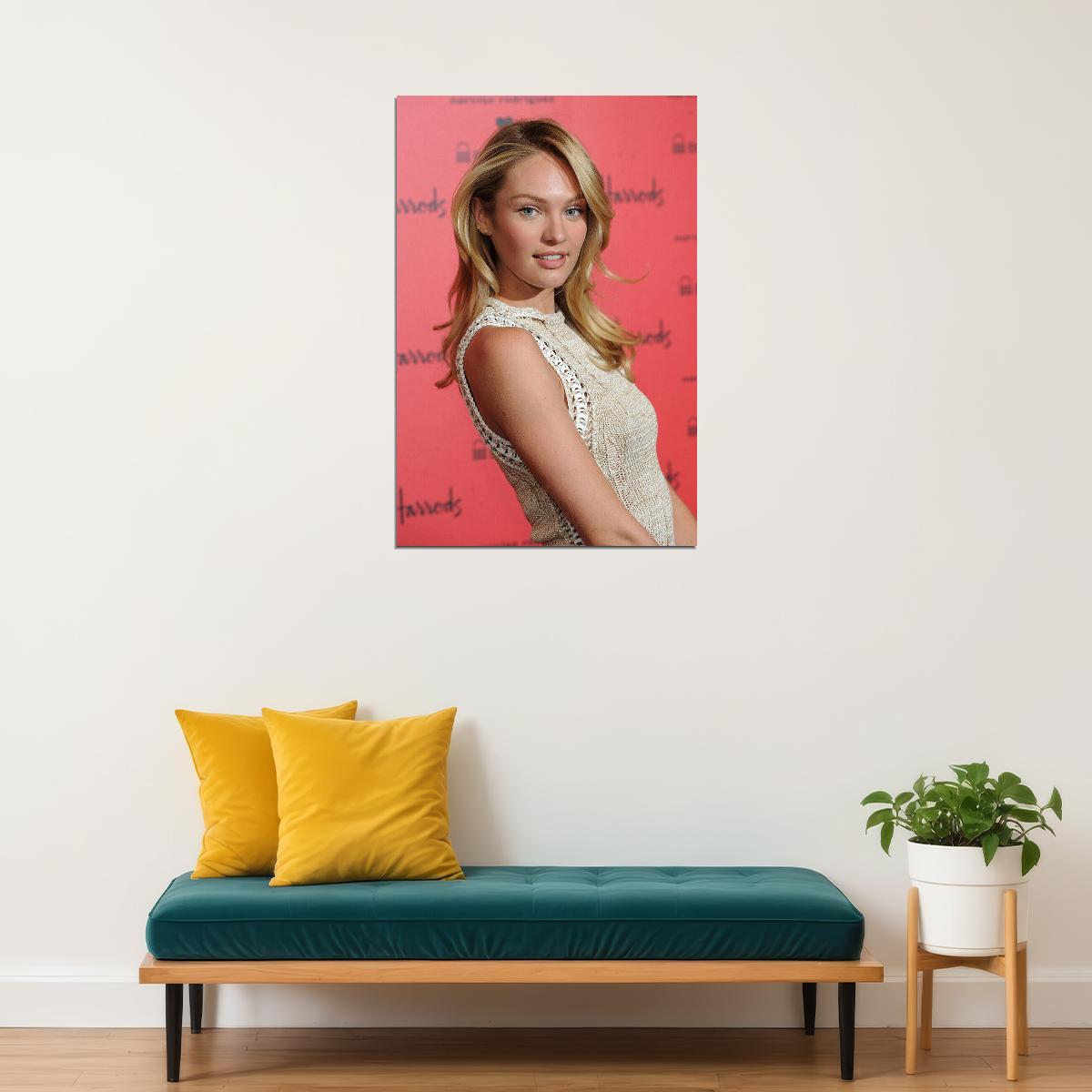 Candice Swanepoel Celebrity Artist Model Poster Wall Art Print Home Wall Decor - xonomax
