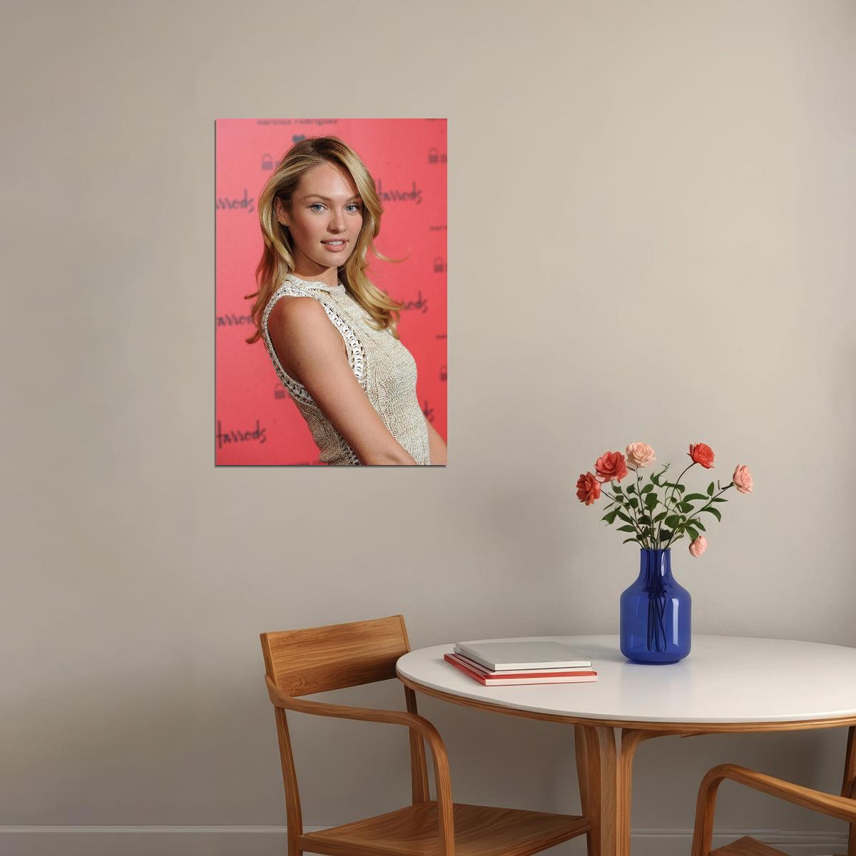 Candice Swanepoel Celebrity Artist Model Poster Wall Art Print Home Wall Decor - xonomax
