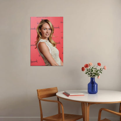 Candice Swanepoel Celebrity Artist Model Poster Wall Art Print Home Wall Decor - xonomax