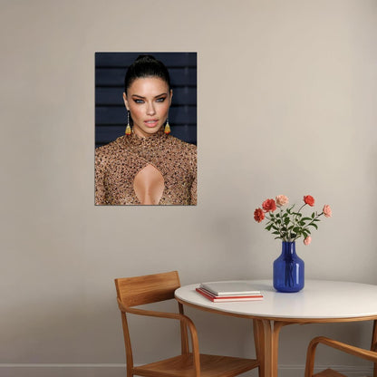 Adriana Lima Sexy Model Beauty Artist Poster Wall Art Print Home Wall Decor - xonomax