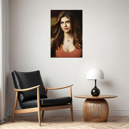 Alexandra Daddario Celebrity Cinema Actor Star Poster Wall Art Print Home Wall Decor - xonomax