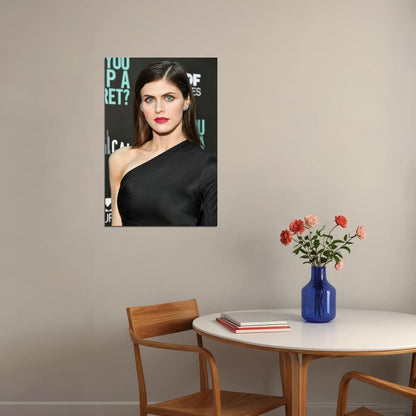 Alexandra Daddario Cinema Actress Artist Idol Poster Wall Art Print Home Wall Decor - xonomax