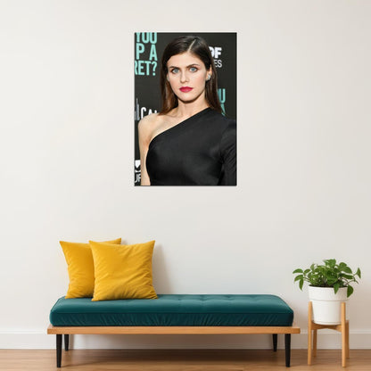 Alexandra Daddario Cinema Actress Artist Idol Poster Wall Art Print Home Wall Decor - xonomax