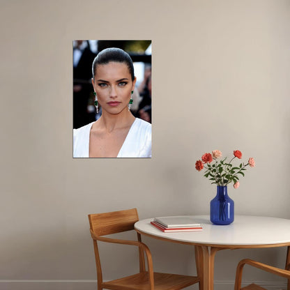 Adriana Lima Beauty Model Brazilian Artist Poster Wall Art Print Home Wall Decor - xonomax