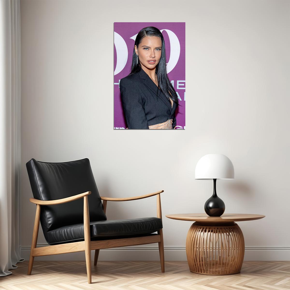 Adriana Lima Sexy Model Brazilian Artist Poster Wall Art Print Home Wall Decor - xonomax