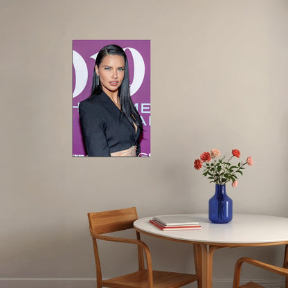 Adriana Lima Sexy Model Brazilian Artist Poster Wall Art Print Home Wall Decor - xonomax