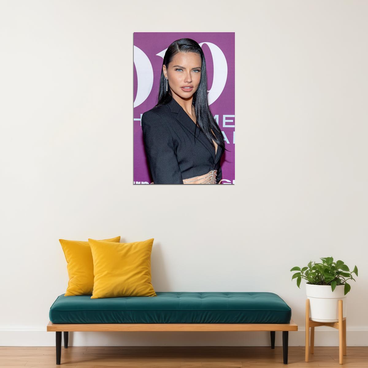 Adriana Lima Sexy Model Brazilian Artist Poster Wall Art Print Home Wall Decor - xonomax