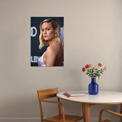 Brie Larson Cinema Actress Movie Productor Poster Wall Art Print Home Wall Decor - xonomax