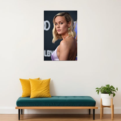 Brie Larson Cinema Actress Movie Productor Poster Wall Art Print Home Wall Decor - xonomax