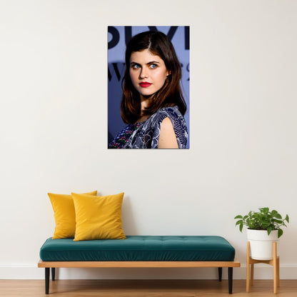 Alexandra Daddario Cinema Actor Artist Star Poster Wall Art Print Home Wall Decor - xonomax