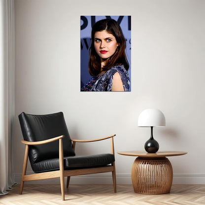 Alexandra Daddario Cinema Actor Artist Star Poster Wall Art Print Home Wall Decor - xonomax
