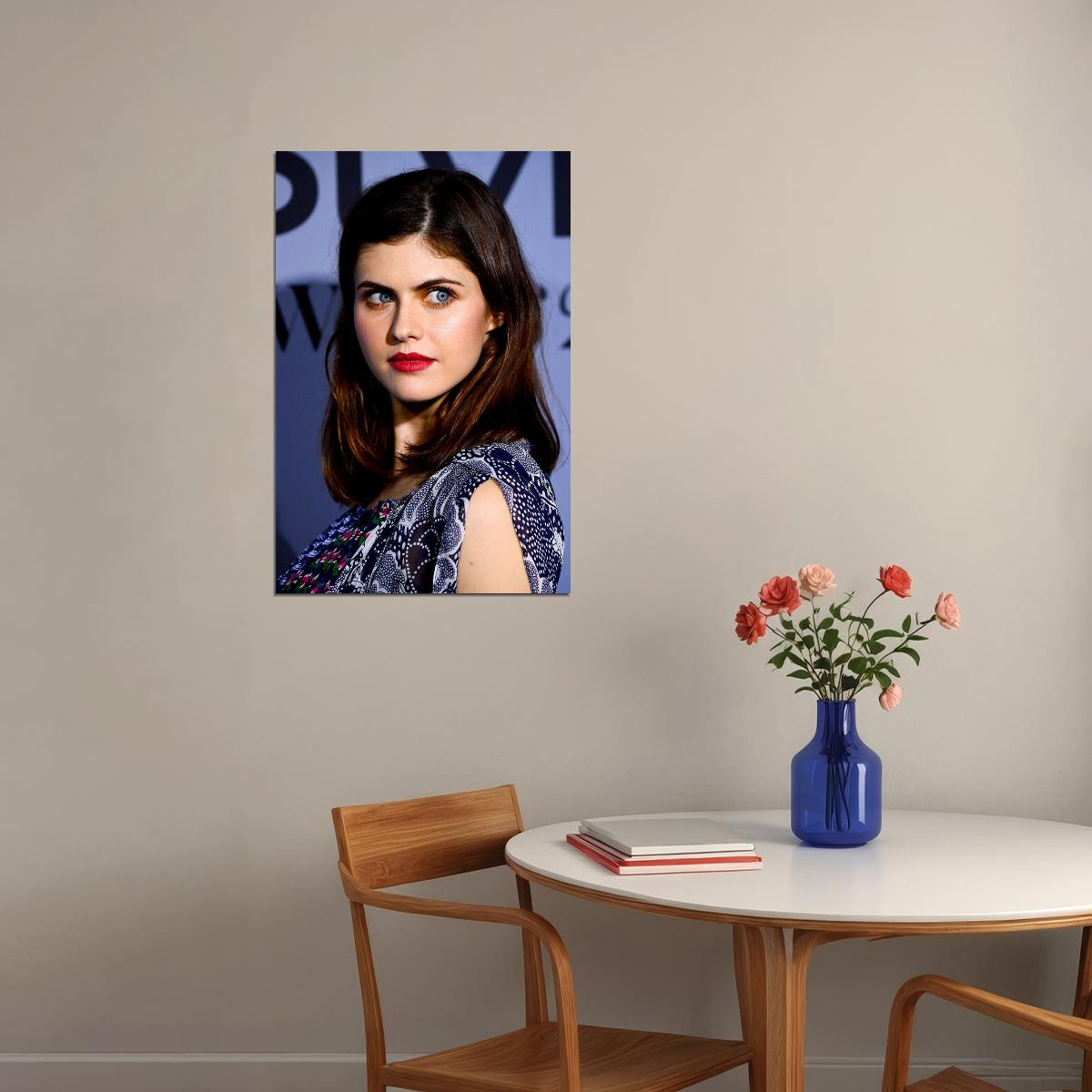 Alexandra Daddario Cinema Actor Artist Star Poster Wall Art Print Home Wall Decor - xonomax