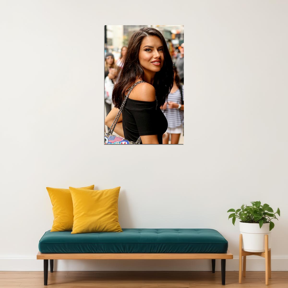 Adriana Lima Beauty Model Brazilian Hot Idol Poster Wall Art Print Home Wall Decor - xonomax
