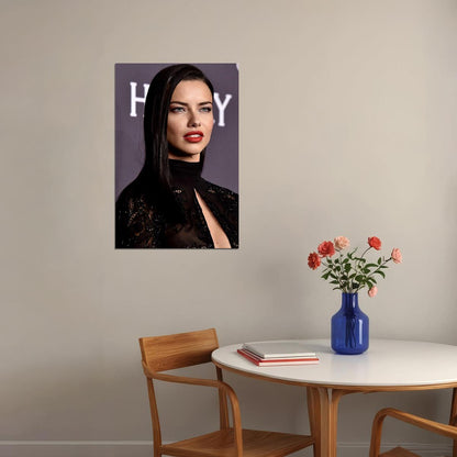 Adriana Lima Beauty Model Brazilian Hot Star Poster Wall Art Print Home Wall Decor - xonomax