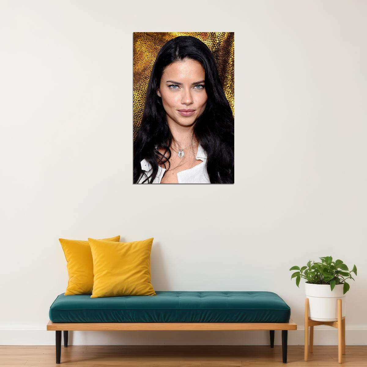 Adriana Lima Sexy Model Brazilian Hot Star Poster Wall Art Print Home Wall Decor - xonomax